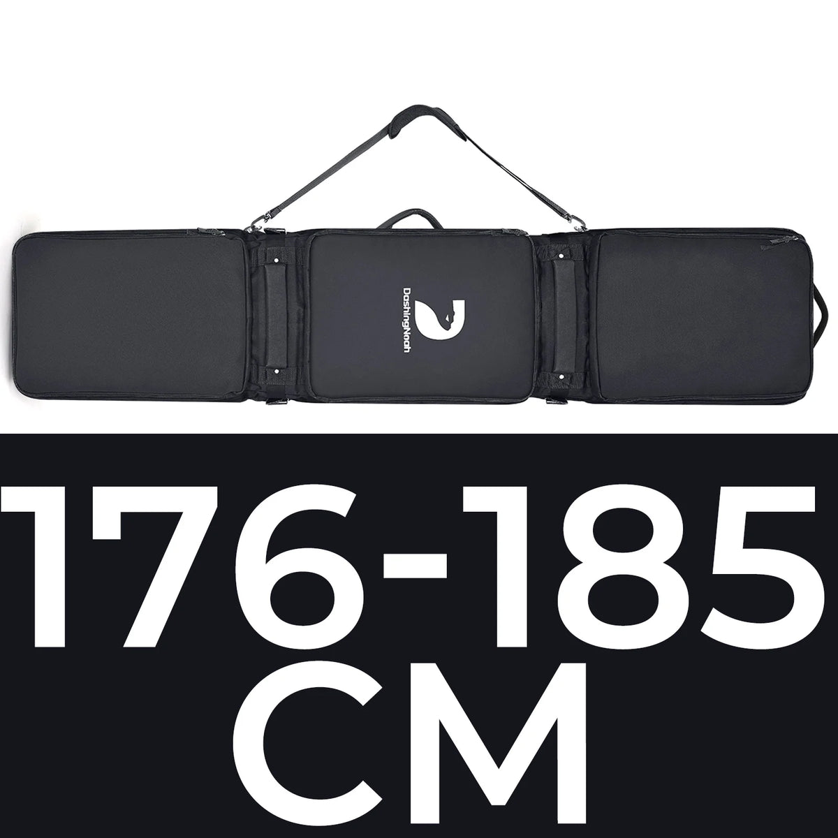 DASHINGNOAH Padded Waterproof Wheeled Snowboard Travel Bag