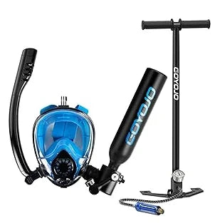 GOYOJO Portable Scuba Diving Tank With Snorkel Mask