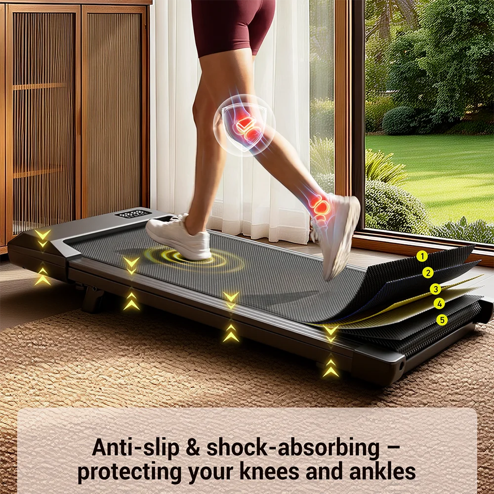 Superun Portable Under Desk Walking Pad Treadmill