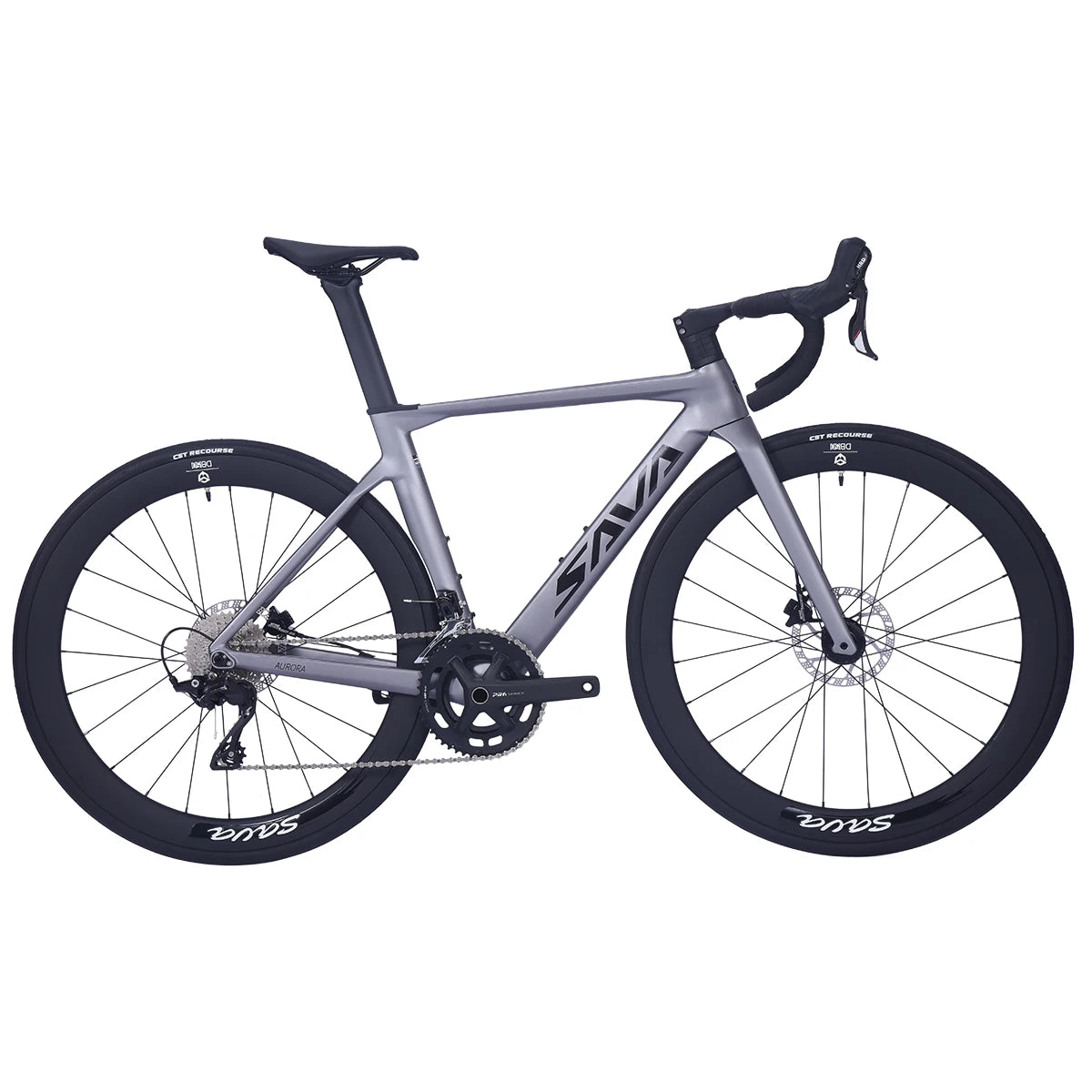 SAVA NEW A7L Carbon Road Bike, Adult Racing Bike, Equipped With Shimano 105 R7100, 24-Speed Hydraulic Brakes