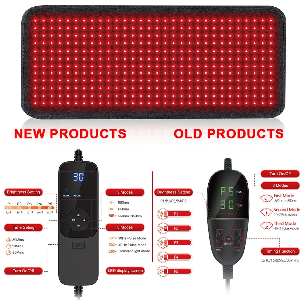 Astarexin Red Light Therapy Heating Pad for Pain Relief
