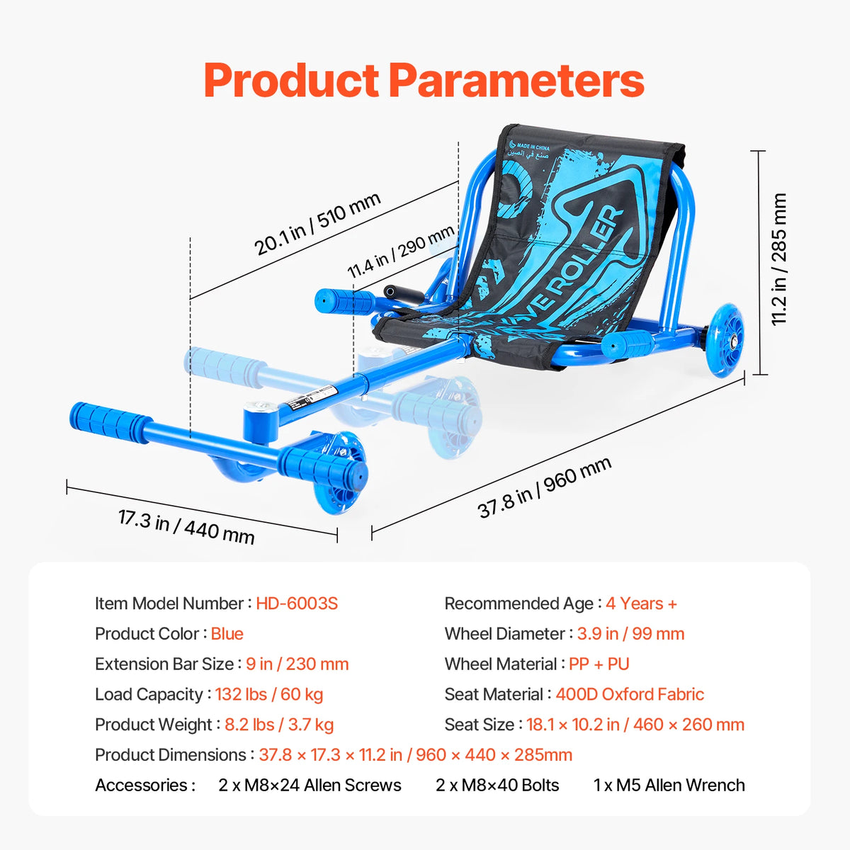 SucceBuy Side Swing Ride On Drifting Scooter