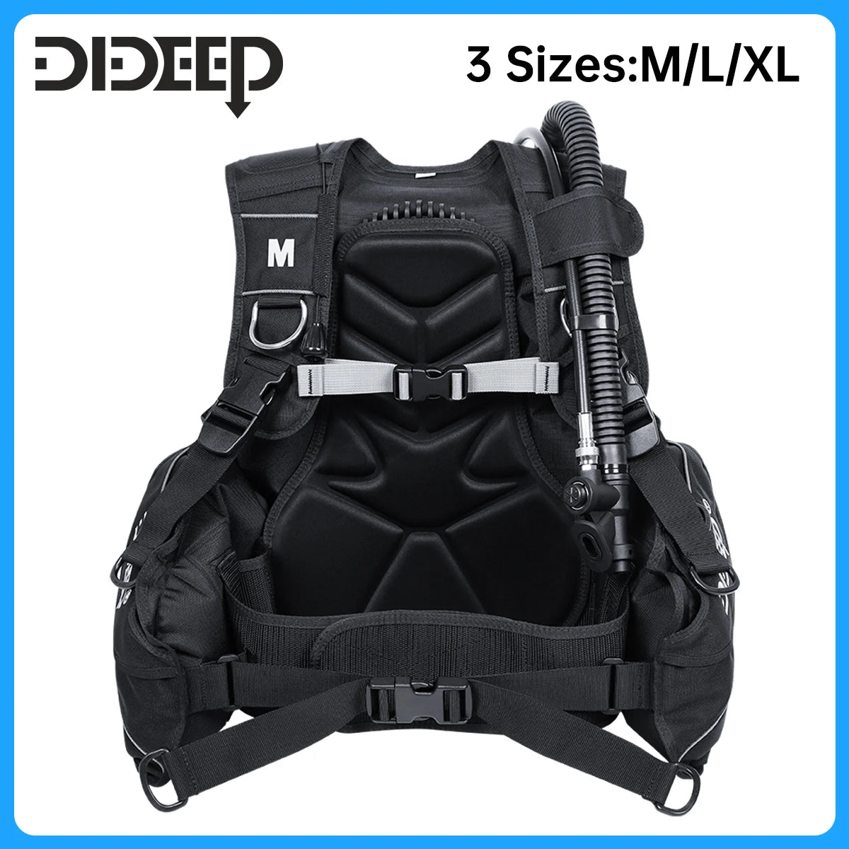 DIDEEP Scuba Diving Buoyancy Control Device BCD