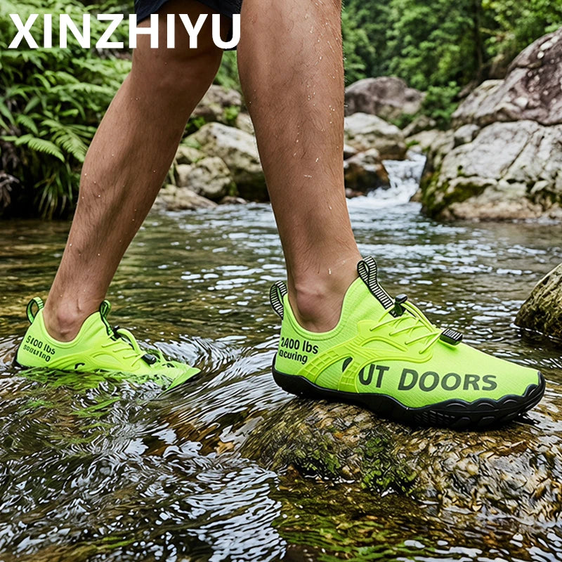 Men's Quick Dry Barefoot Water Shoes for Swimming and Beach