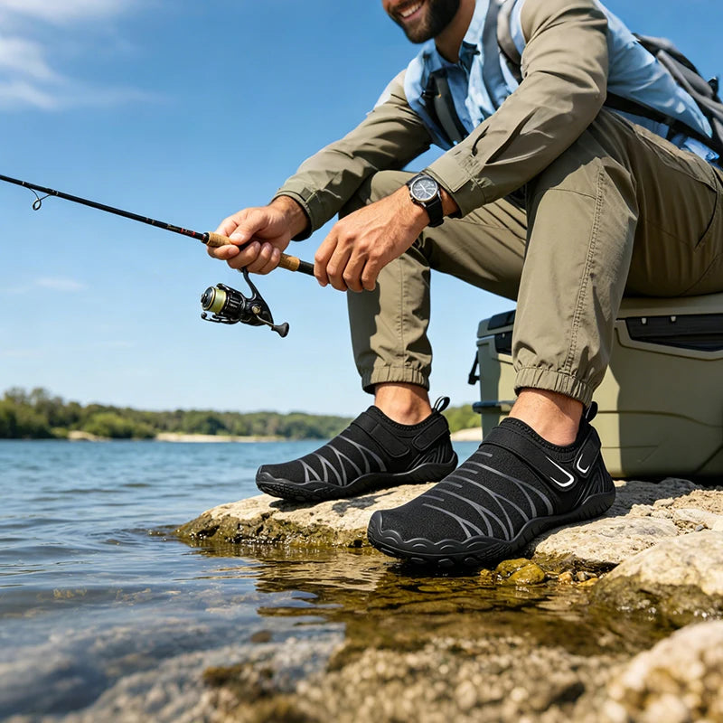 Men's Quick Dry Barefoot Water Shoes for Swimming and Beach
