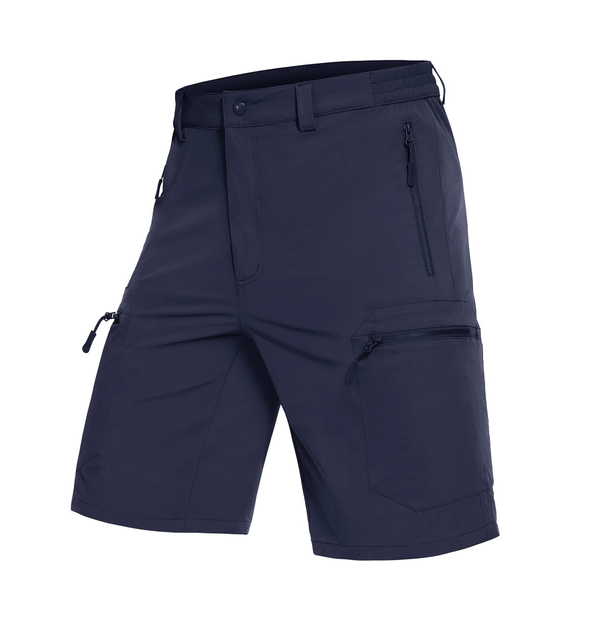 Men's Quick Dry Hiking Golf Cargo Shorts With Zip Pockets