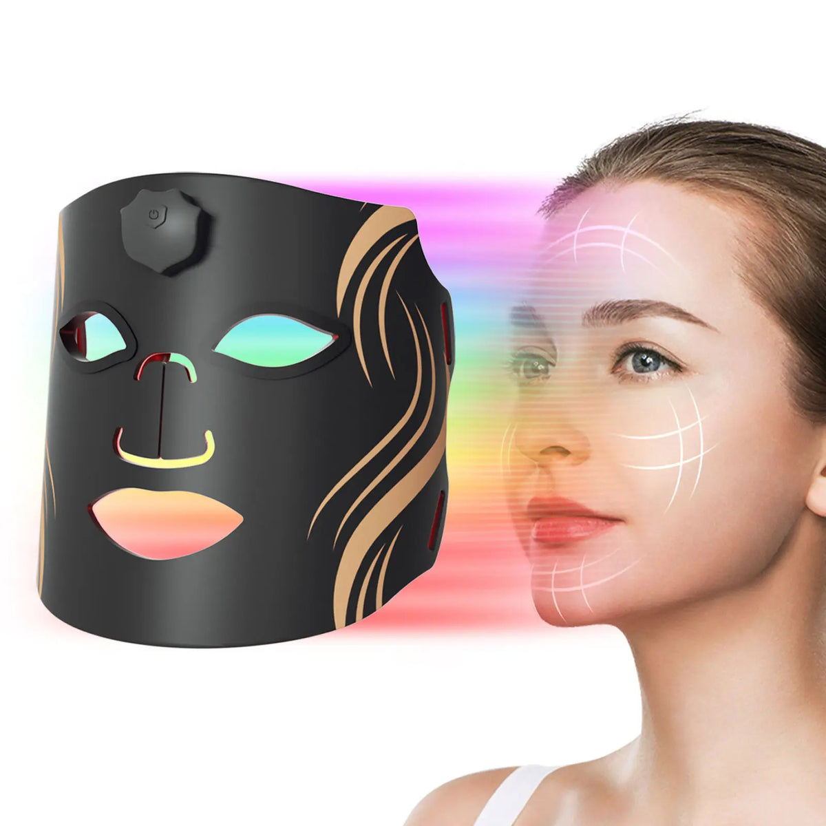 UBilli LED Light Therapy Face Mask for Skin Rejuvenation