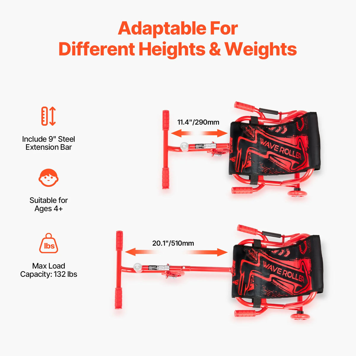 SucceBuy Side Swing Ride On Drifting Scooter