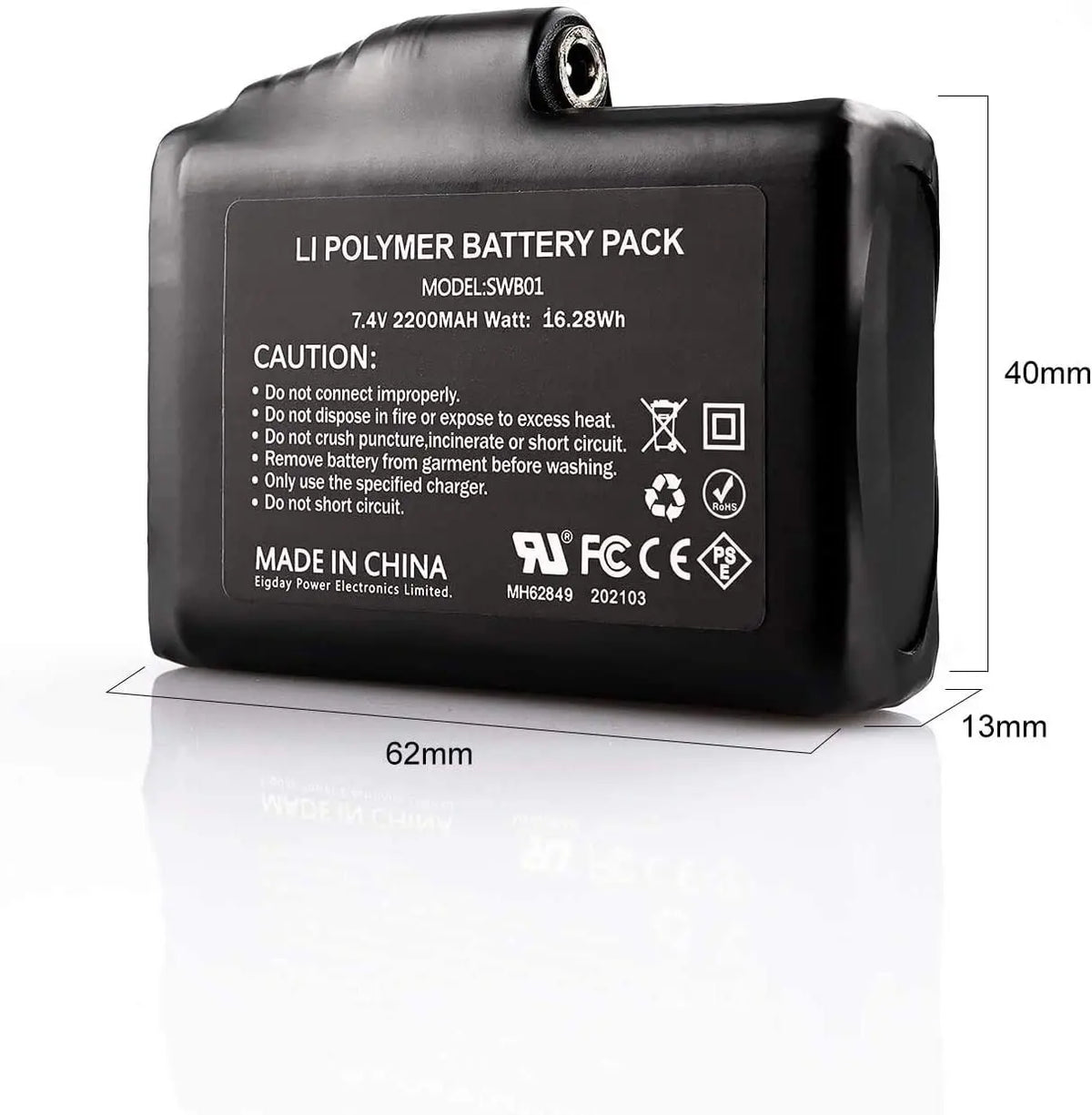 Savior Rechargeable Battery Charger for Heated Gloves and Apparel