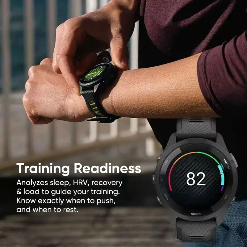 Garmin Forerunner 265 GPS AMOLED Smartwatch With Training Metrics
