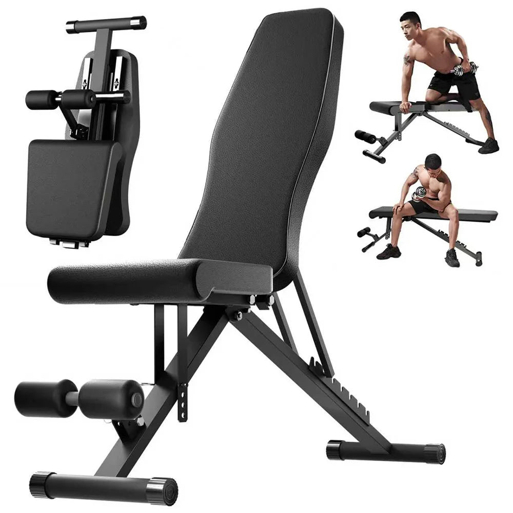 Multifunctional Adjustable Foldable Weight Bench for Full Body Strength Training