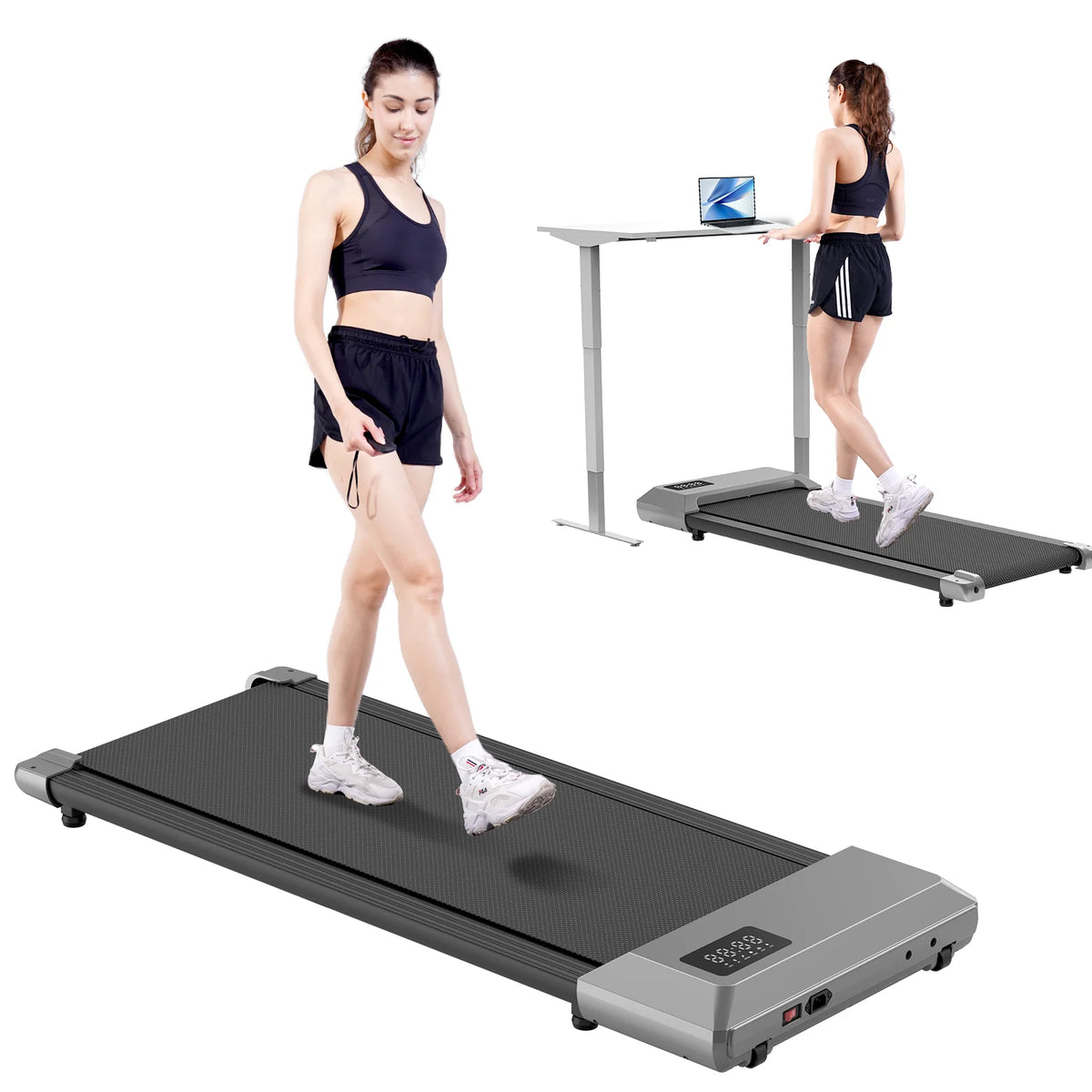 Superun Portable Under Desk Walking Pad Treadmill