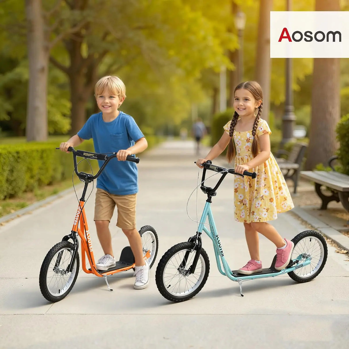 Adjustable Handlebar Kids Scooter for Young Riders