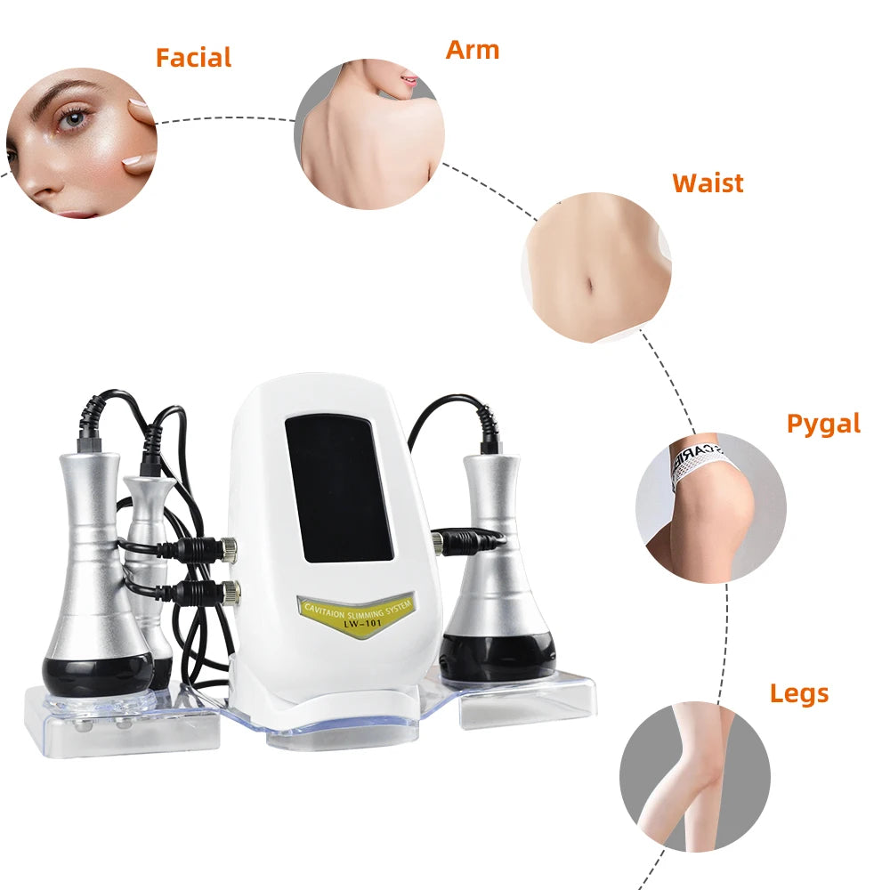 Sentidos 3 In 1 Ultrasonic Cavitation Skin Tightening Device