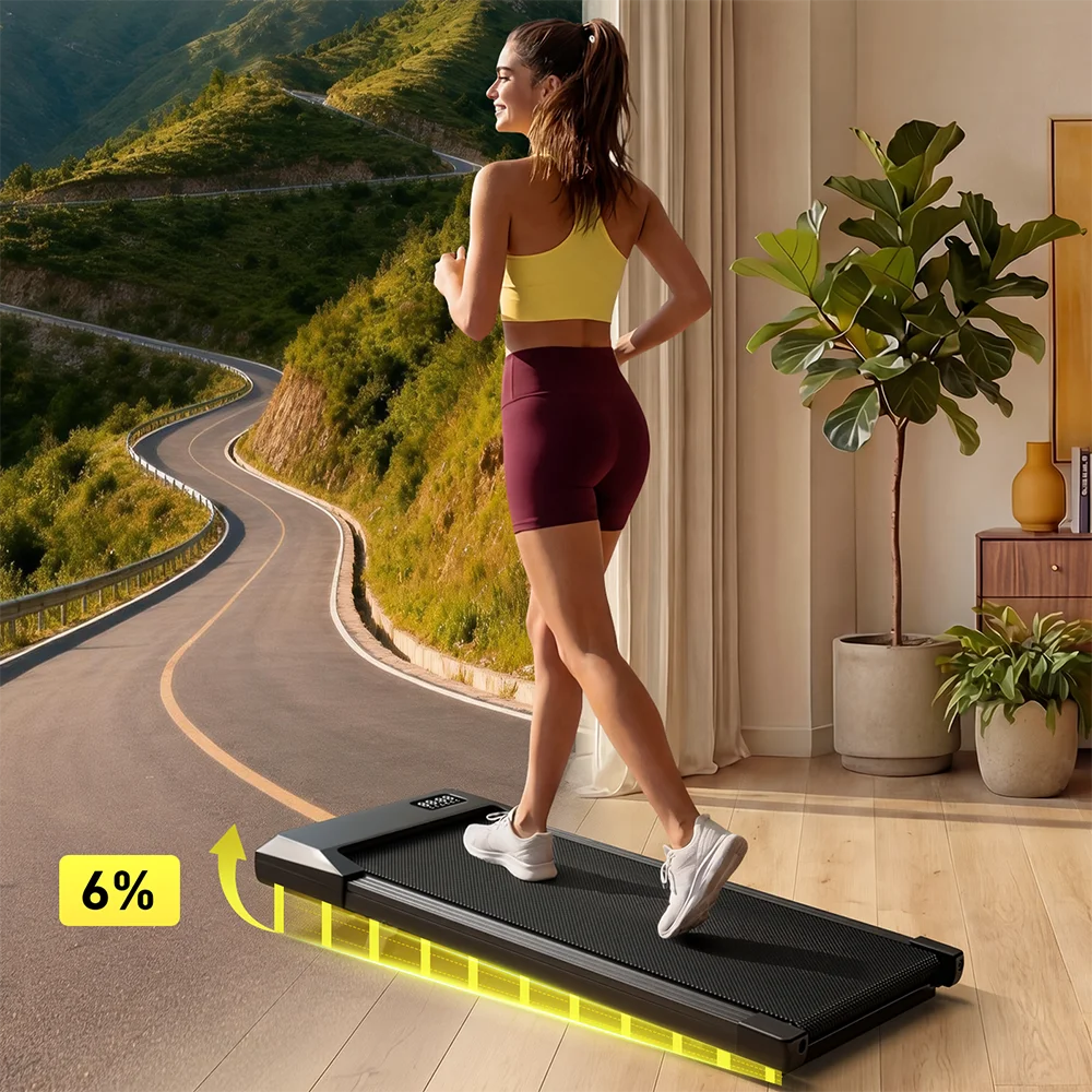 Superun Portable Under Desk Walking Pad Treadmill