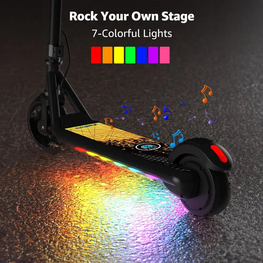 H30Max Kids Electric Scooter With LED Display And Dual Brakes