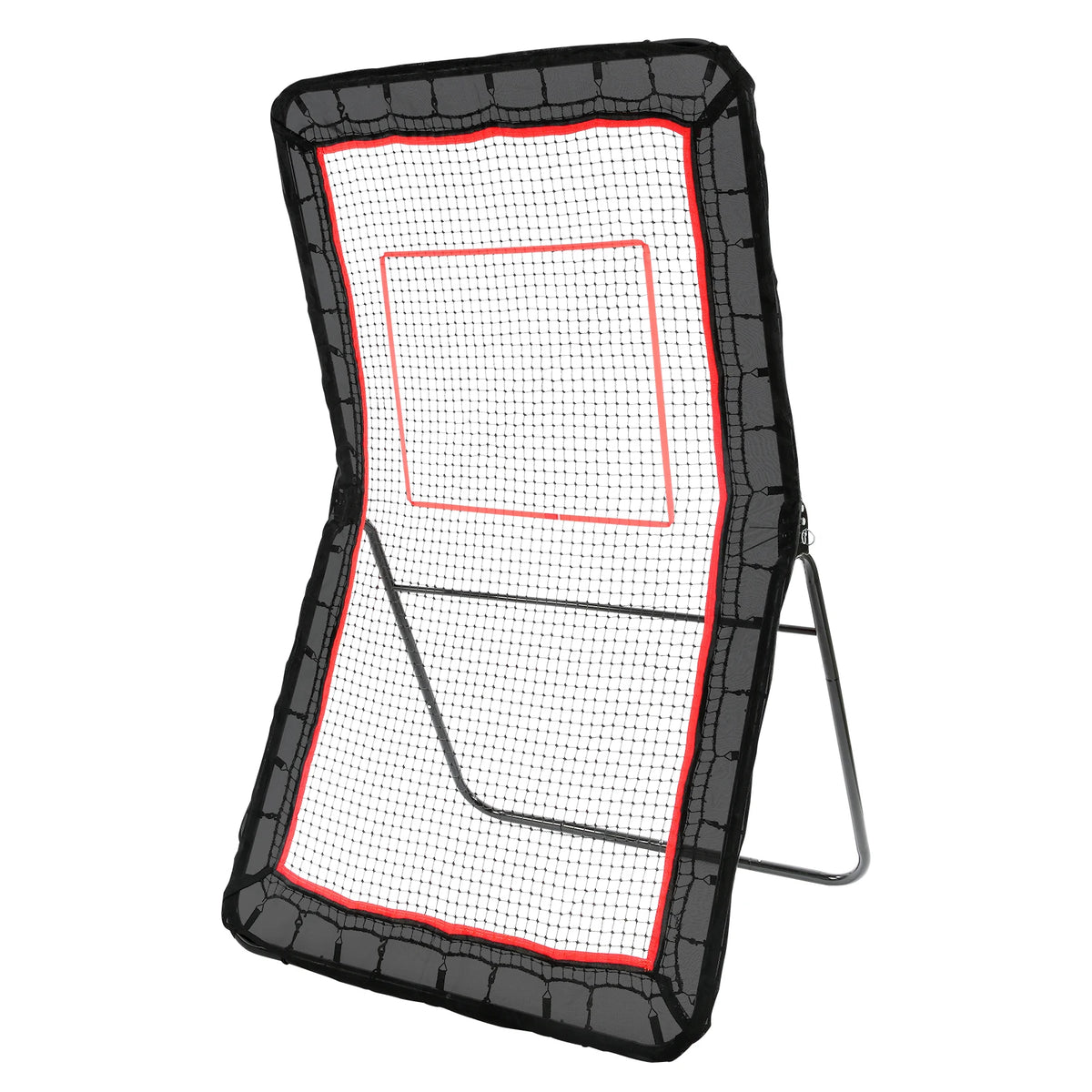 SucceBuy 4/5x7ft Lacrosse Rebounder For Backyard Pitchback Throwback Baseball Softball Adjustable Angle Shooting Practice