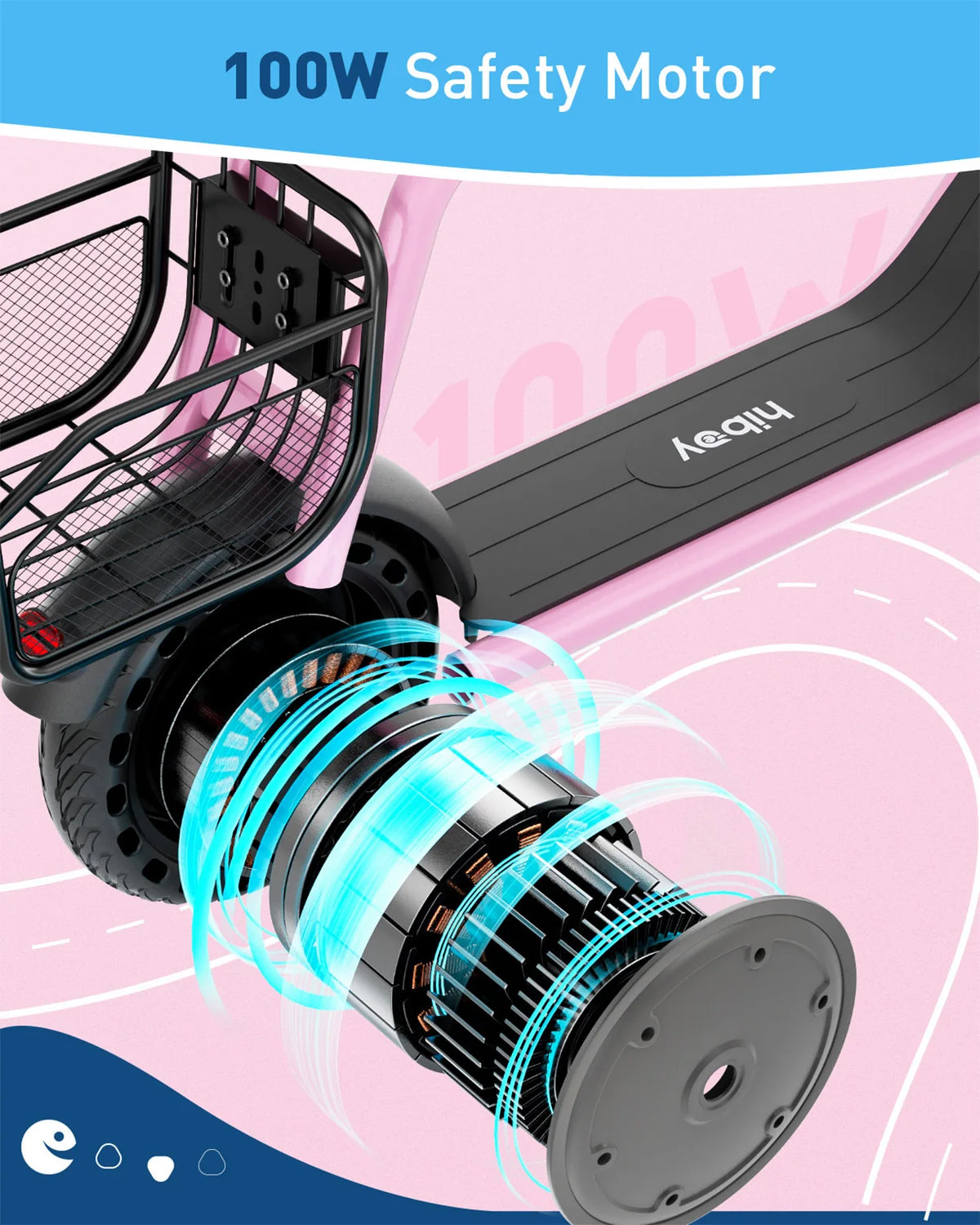 HIBOY Q2 Lite Kids Electric Scooter With Seat
