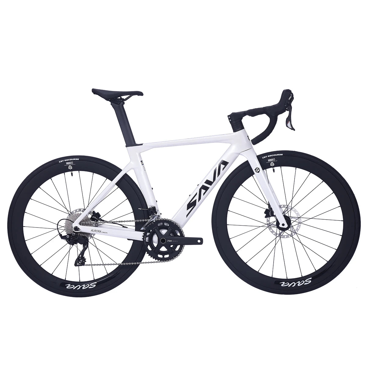 SAVA NEW A7L Carbon Road Bike, Adult Racing Bike, Equipped With Shimano 105 R7100, 24-Speed Hydraulic Brakes