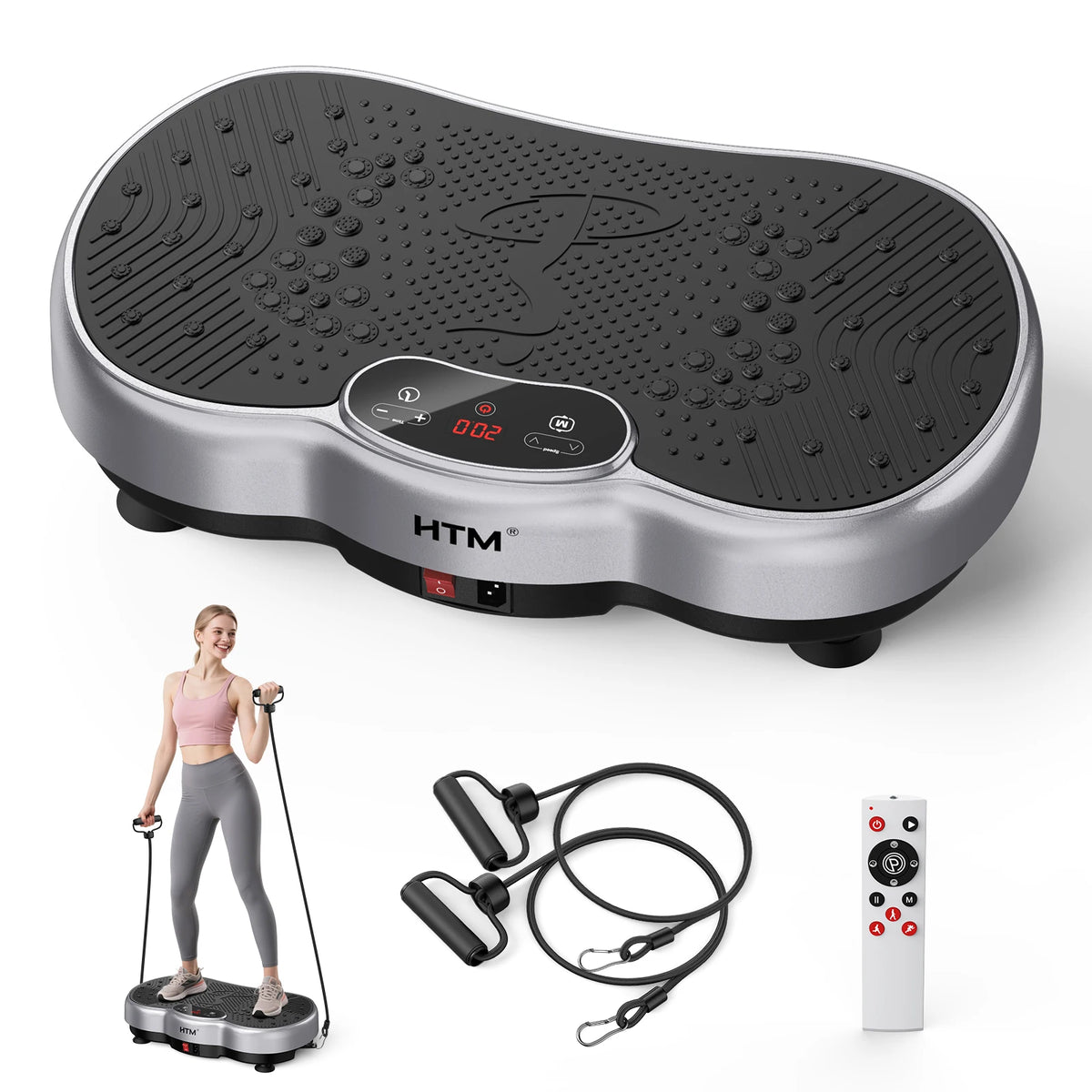 HTM Whole Body Vibration Plate Fitness Exercise Machine