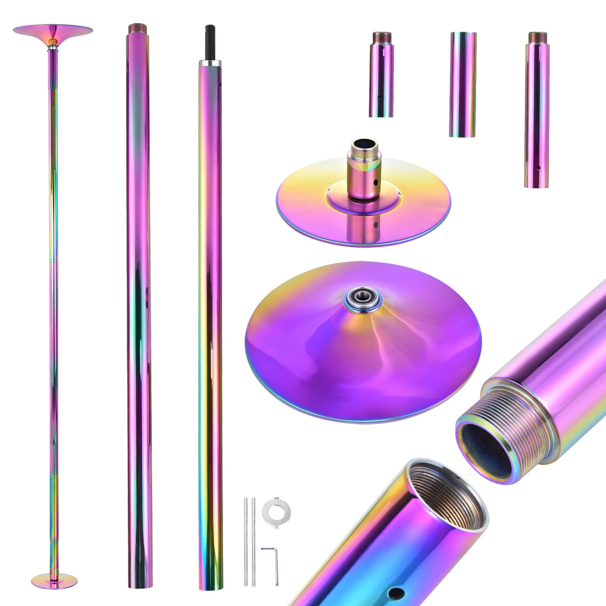Portable Adjustable Static Dance Pole for Home Training