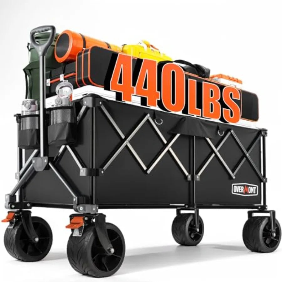 Collapsible All Terrain Wagon Cart for Camping and Groceries