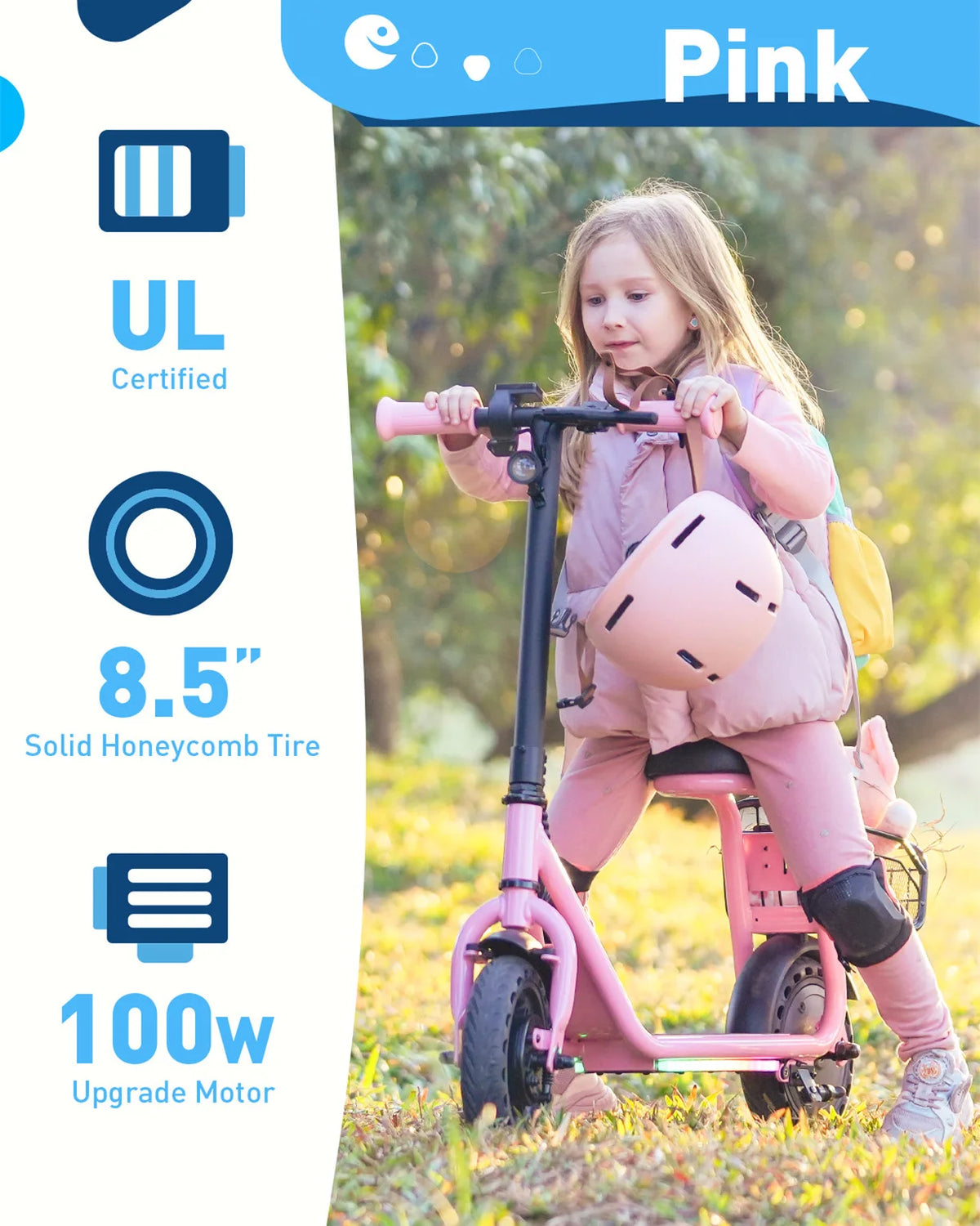 HIBOY Q2 Lite Kids Electric Scooter With Seat
