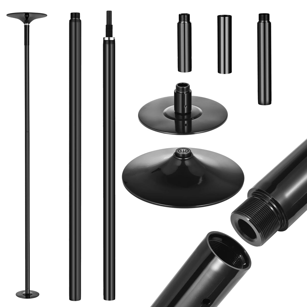 Portable Adjustable Static Dance Pole for Home Training