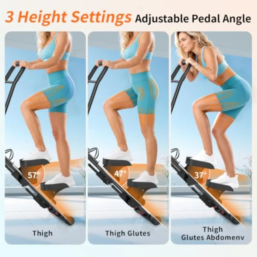 Folding Vertical Climber Stair Stepper With Twist Disc