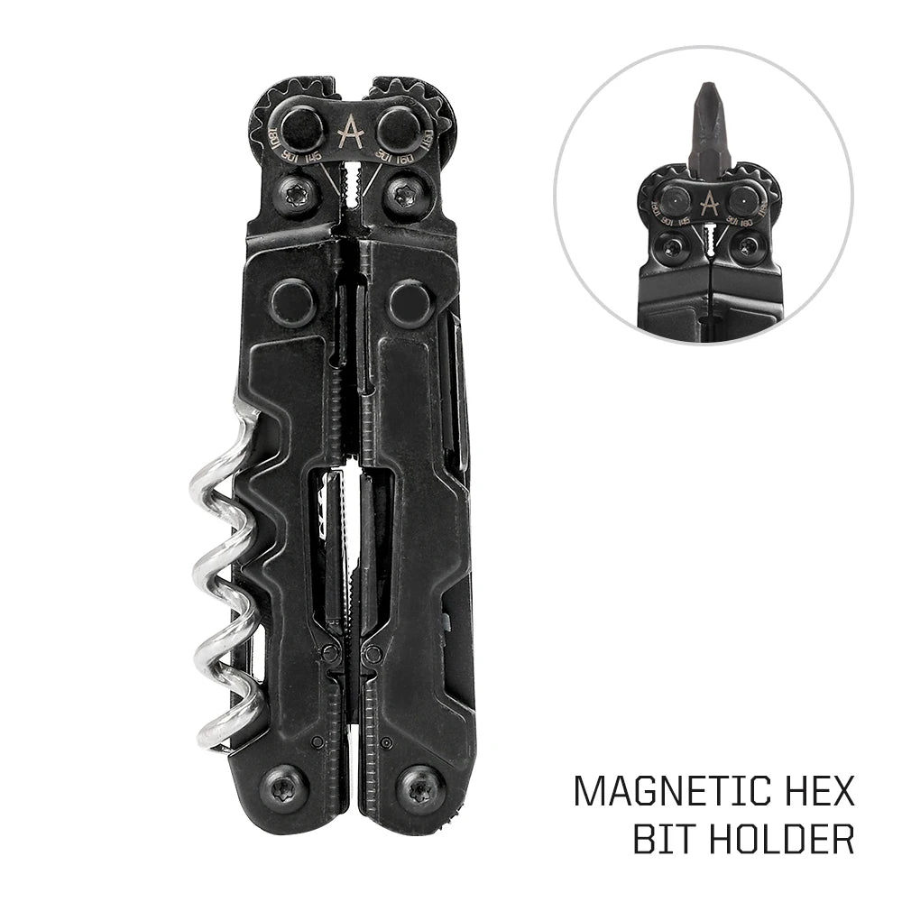 SOG PowerLitre Compact 19 Function Multitool With Corkscrew