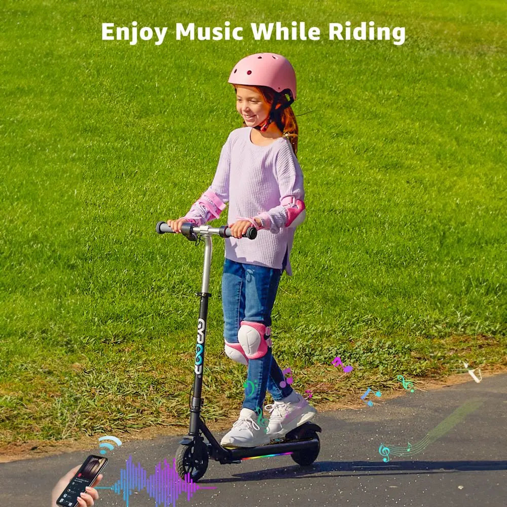 H30Max Kids Electric Scooter With LED Display And Dual Brakes