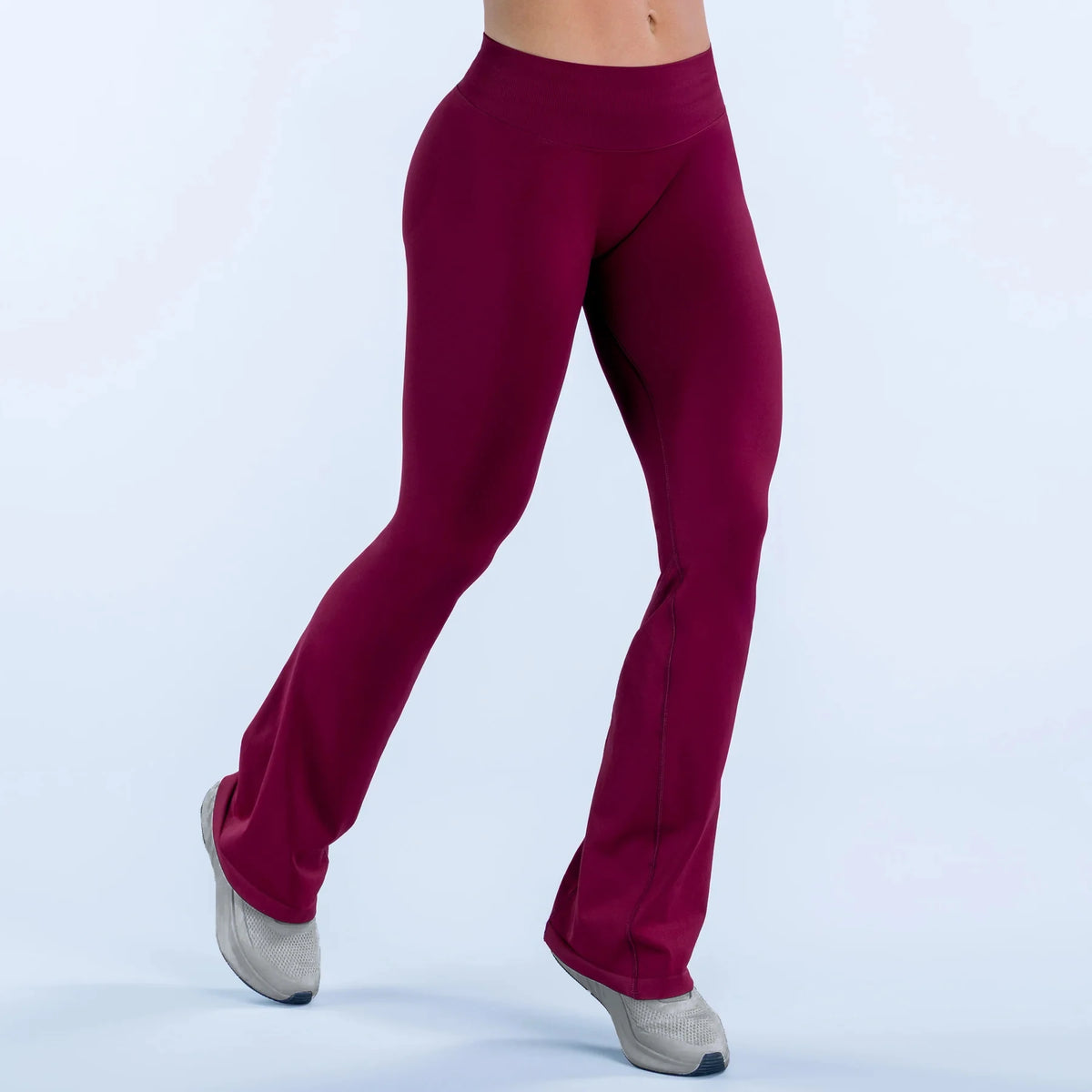 NCLAGEN Women's Seamless Flared Yoga Leggings