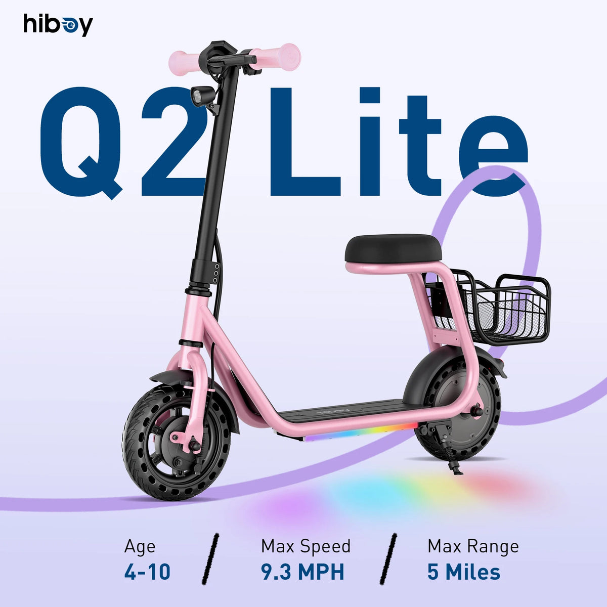 HIBOY Q2 Lite Kids Electric Scooter With Seat
