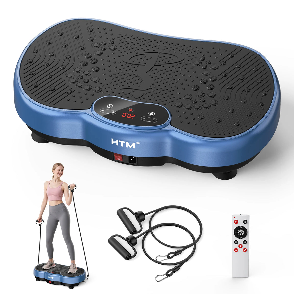 HTM Whole Body Vibration Plate Fitness Exercise Machine