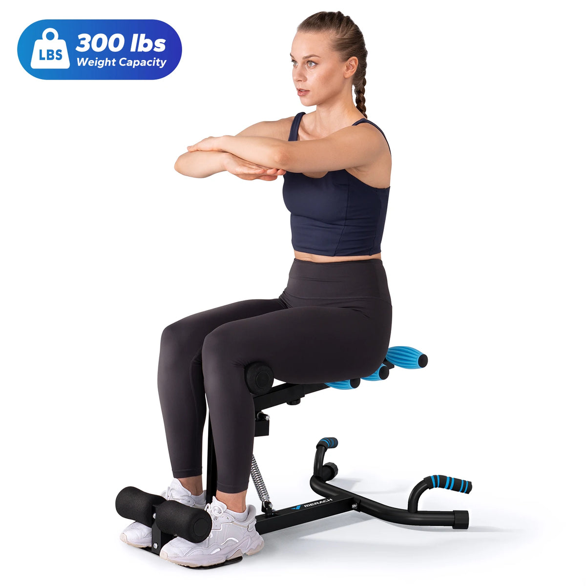 MERACH Adjustable Squat Trainer for Core and Leg Workouts