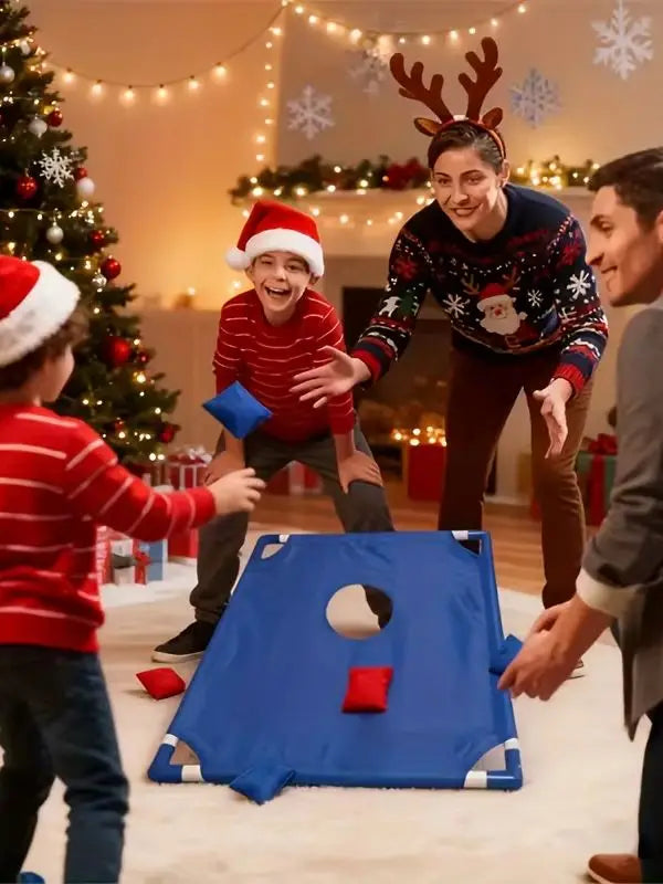 Portable Bean Bag Toss Game Set for Outdoor Fun