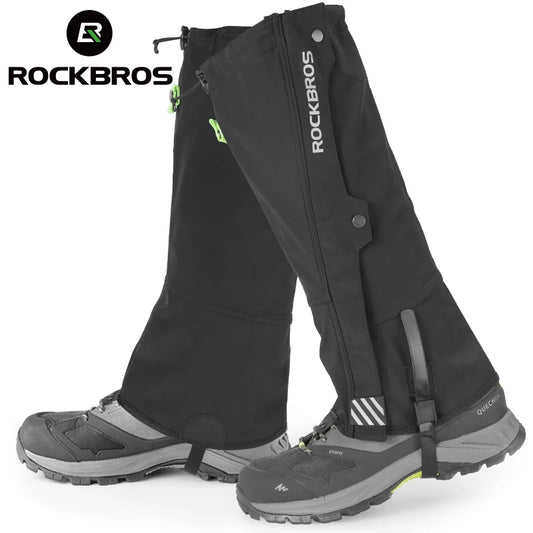 ROCKBROS Waterproof Hiking Gaiters for Outdoor Leg Protection
