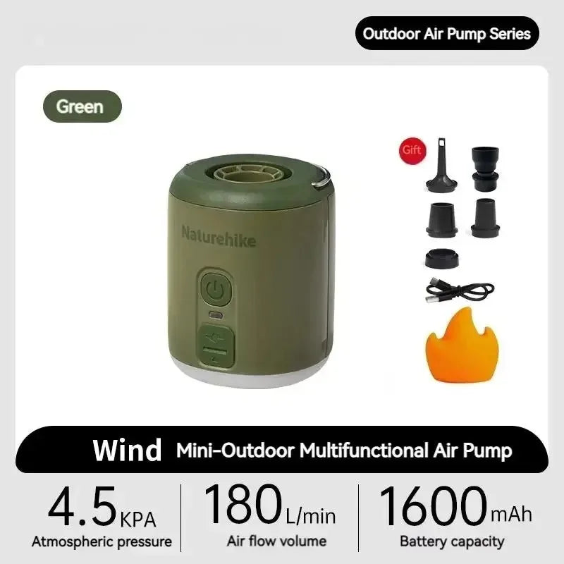 Naturehike Portable Electric Air Pump for Camping Inflatable Mats