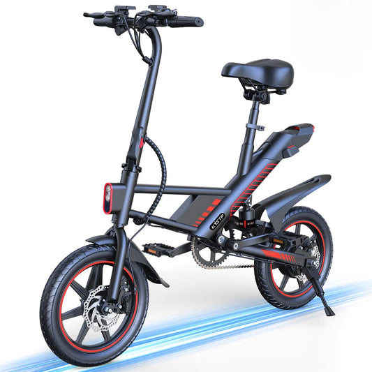 Gyroor 14" Ebike 450W Electric Bike for Adults, 18.6 MPH 3 Riding Modes Compact Electric Bike with 36V 10AH Battery UL2849
