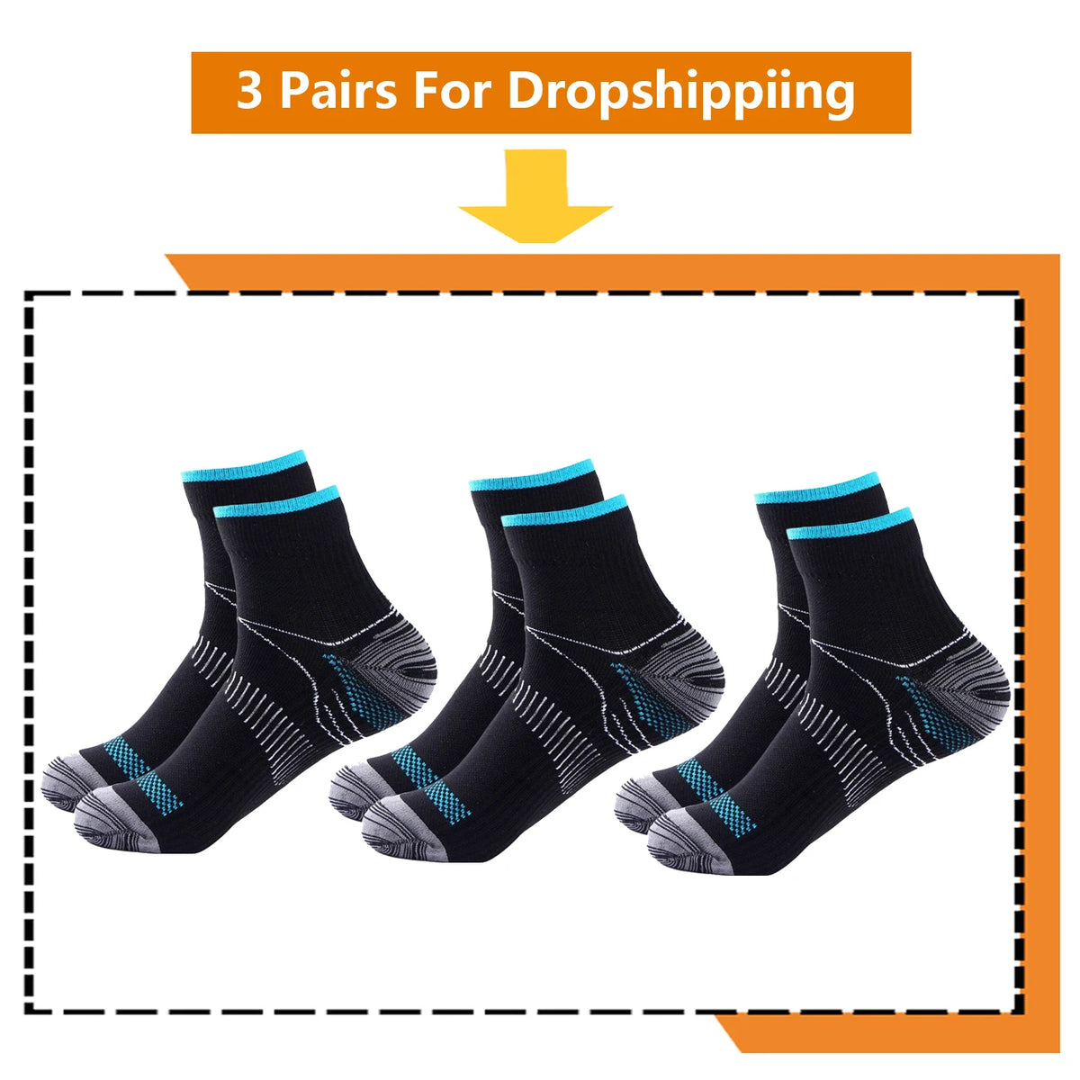 BROTHOCK Athletic Compression Socks for Nursing and Sports
