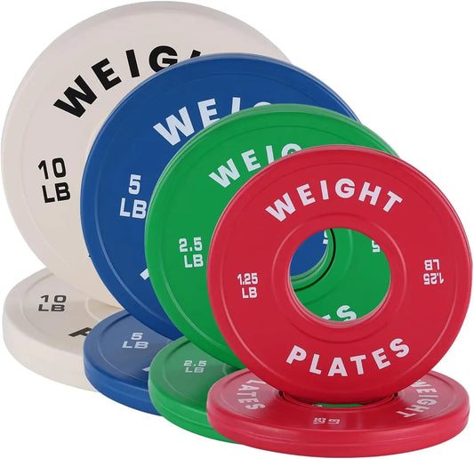TWISTER.CK Rubber Coated Barbell Weight Plates for Strength Training