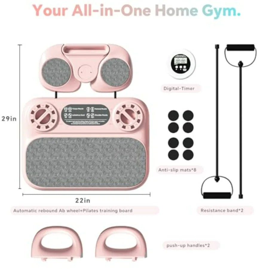 Pilates Reformer Board for Full Body Home Workouts