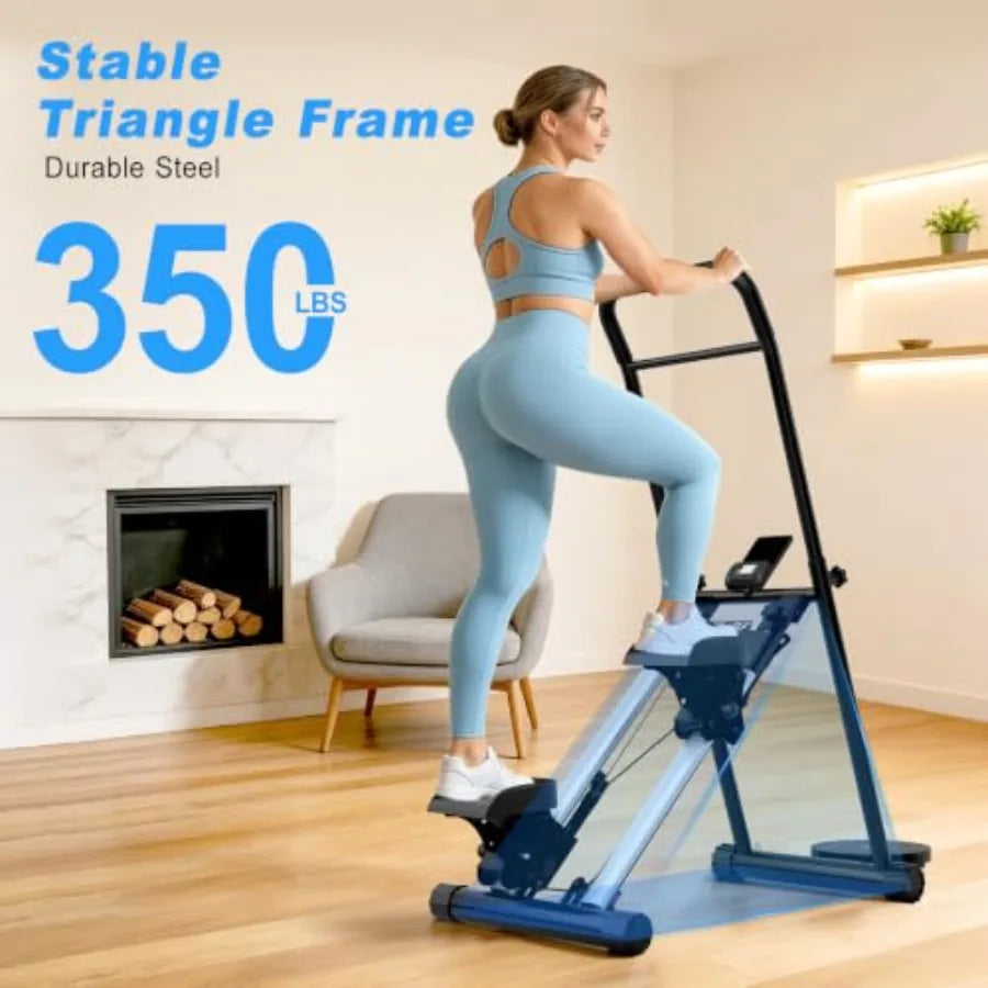 Folding Vertical Climber Stair Stepper With Twist Disc