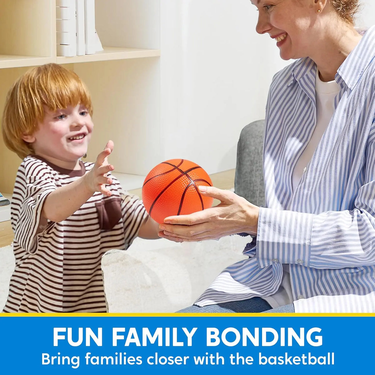 Joyfy Mini Basketball Toys for Kids and Hoop Play