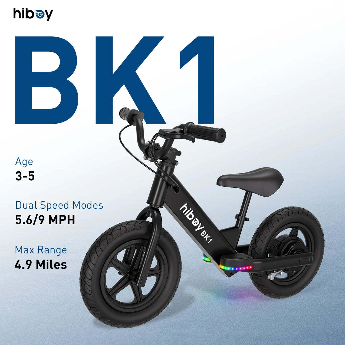 Hiboy Kids Electric Balance Bike With Adjustable Seat