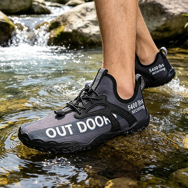 Men's Quick Dry Barefoot Water Shoes for Swimming and Beach
