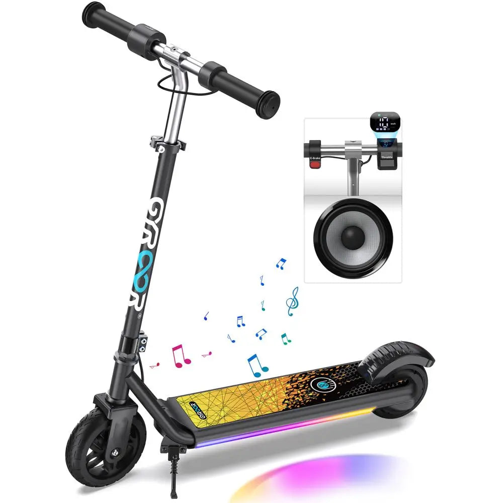 H30Max Kids Electric Scooter With LED Display And Dual Brakes