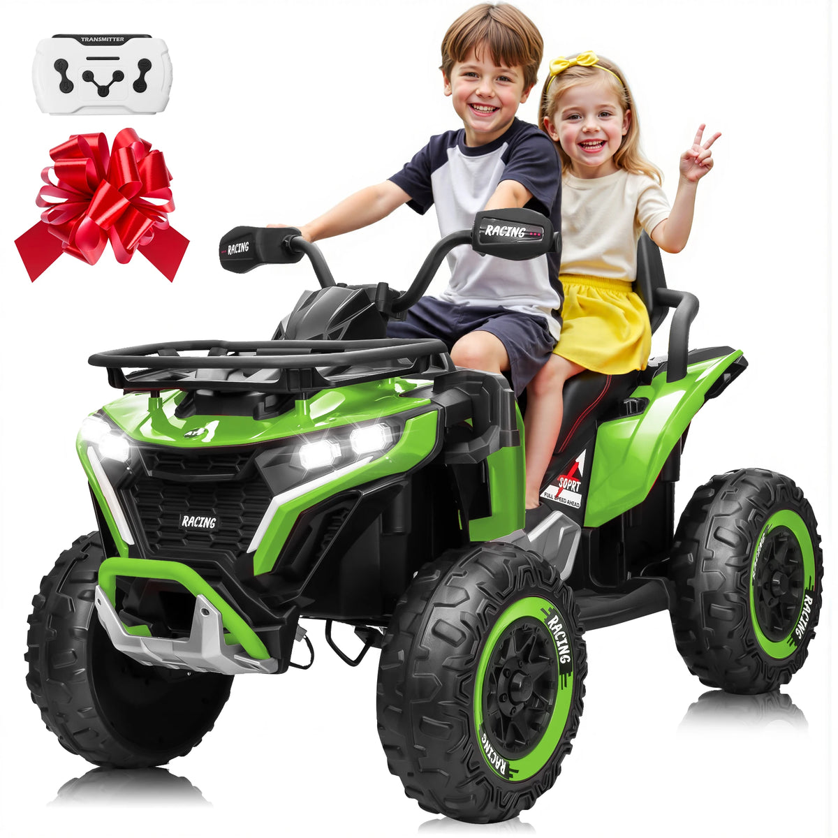 JOYRACER Electric Kids Ride On ATV With Remote Control