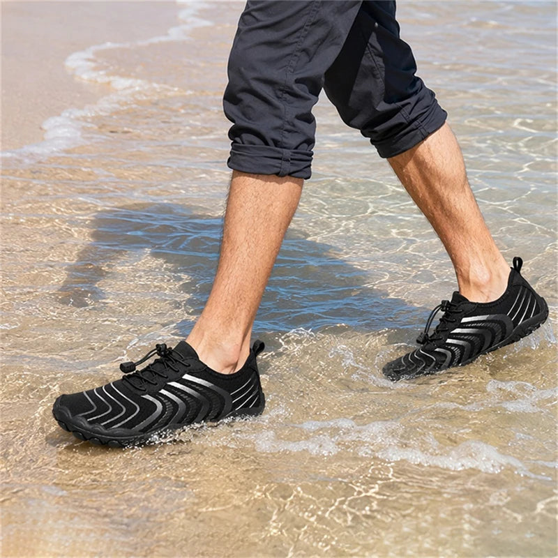 Men's Quick Dry Barefoot Water Shoes for Swimming and Beach