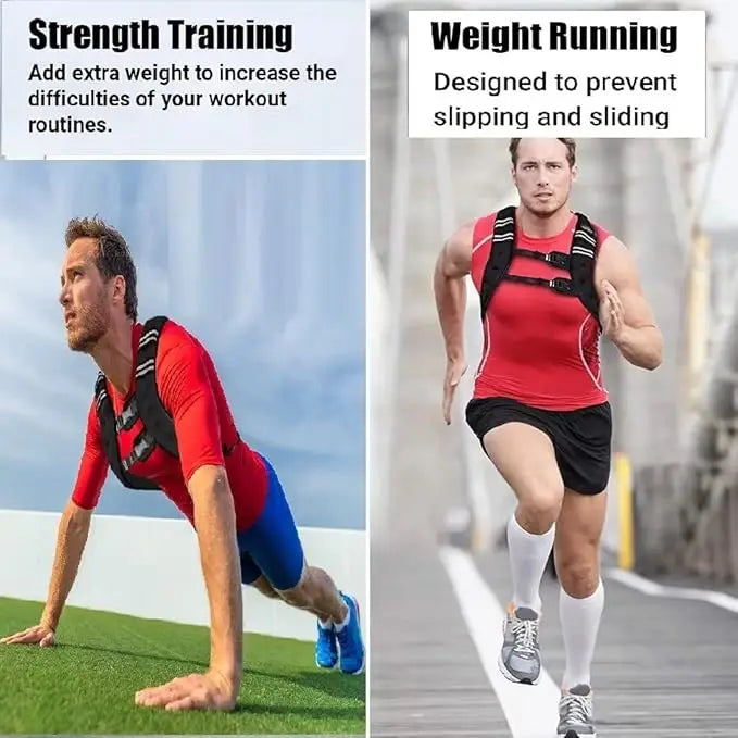 Weighted Training Vest for Men and Women Cardio Workouts